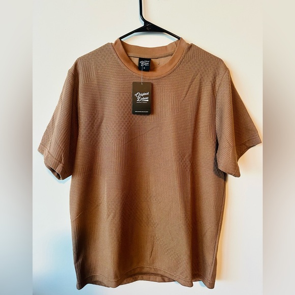 Original Deluxe Brown Short Sleeve Tee.  Sz M - Picture 1 of 4